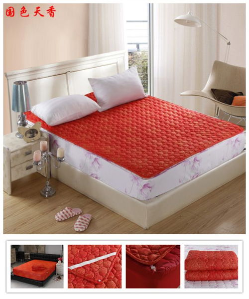 国爱床垫厂家直销 印花夹棉软床垫 席梦思床护垫 可定制 品质保证