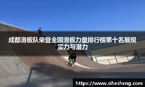 成都滑板队荣登全国滑板力量排行榜第十名展现实力与潜力